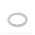 Round Lab-Grown Diamond Eternity Band – 14K Yellow Gold